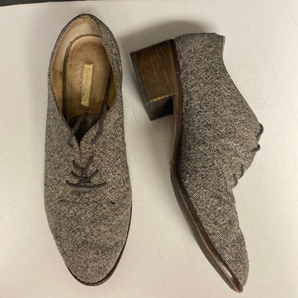 Louise et Cie Tweed Fabric Loafer Shoes Size 8.5